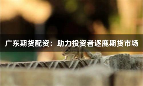 广东期货配资：助力投资者逐鹿期货市场